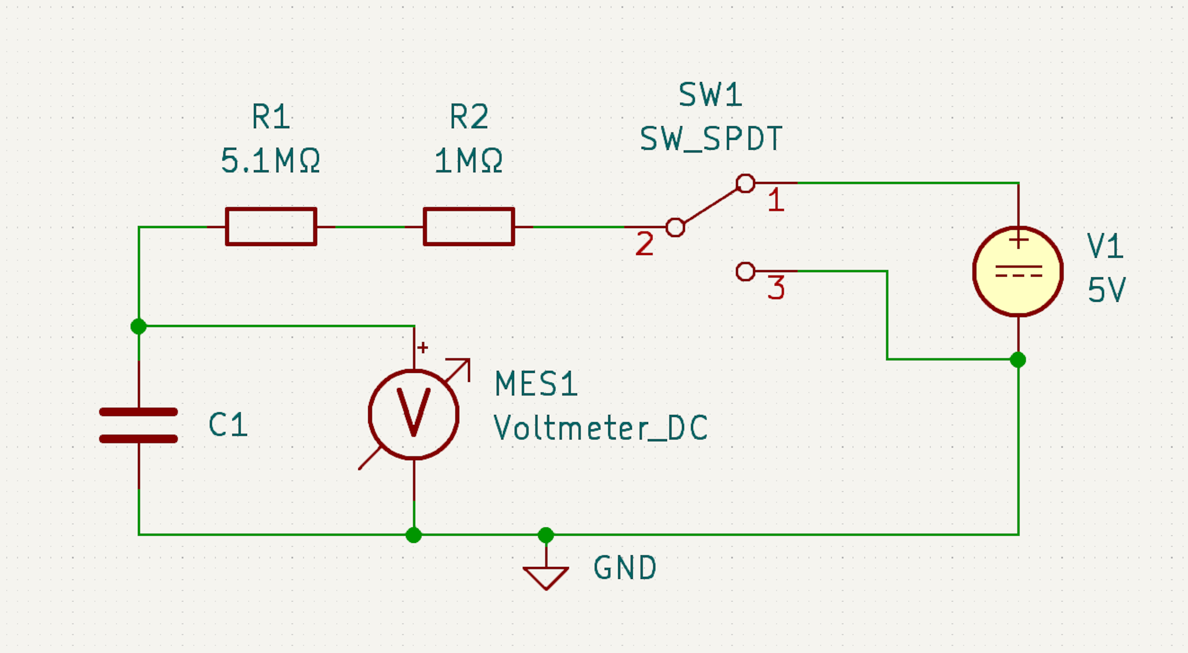 Circuit diagram of the ElectroLength sensor